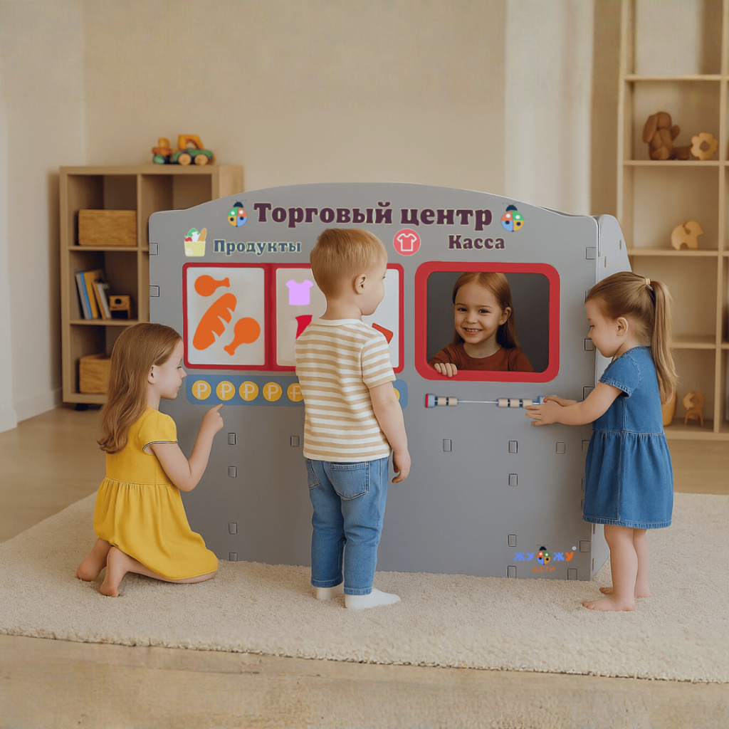 Торговый центр с бизи-элементами