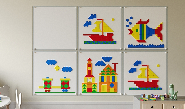 Настенная мозаика "Жу-Жу"- 6 панелей, 450 фигурок