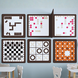 Комплект настенных логических игр Эрудит (5 шт)