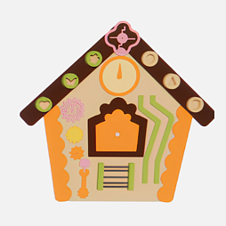 Игровой развивающий Бизиборд "Теремок"