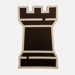 Настенная мягкая панель "Шахматный стиль" - Ладья