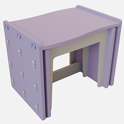 Мягкий столик Жу-Жу нерегулируемый, дизайн-серия Космос, РГ 2