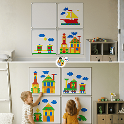 Настенная мозаика "Жу-Жу"- 4 панели, 300 фигурок