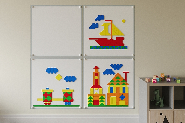 Настенная мозаика "Жу-Жу"- 4 панели, 300 фигурок