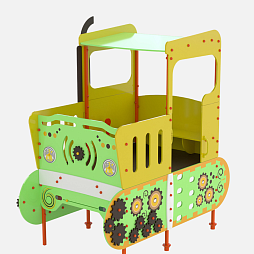 Домик-беседка "Трактор с бизи-элементами", Жу-Жу