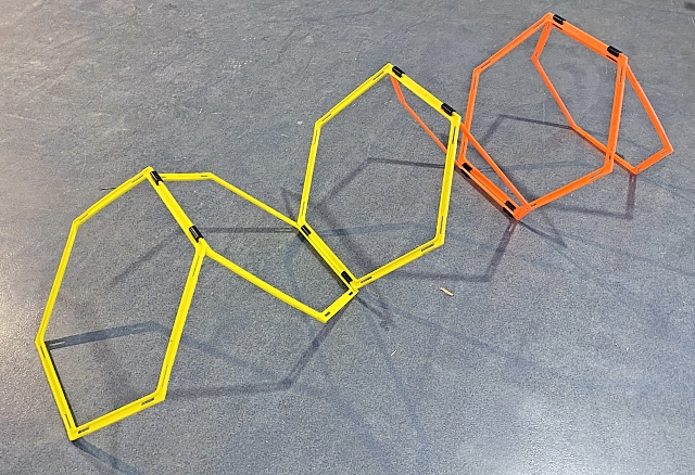 Координационная дорожка "Шестиугольник" 17 предметов