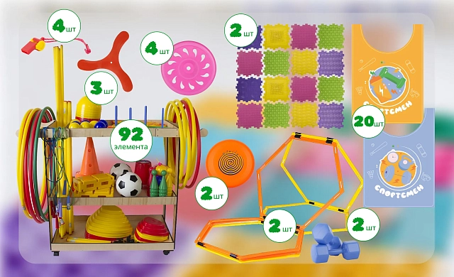 Спортивный комплекс 133 предмета "Макси"