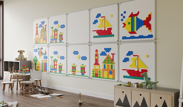 Настенная мозаика "Жу-Жу"- 10 панелей, 750 фигурок