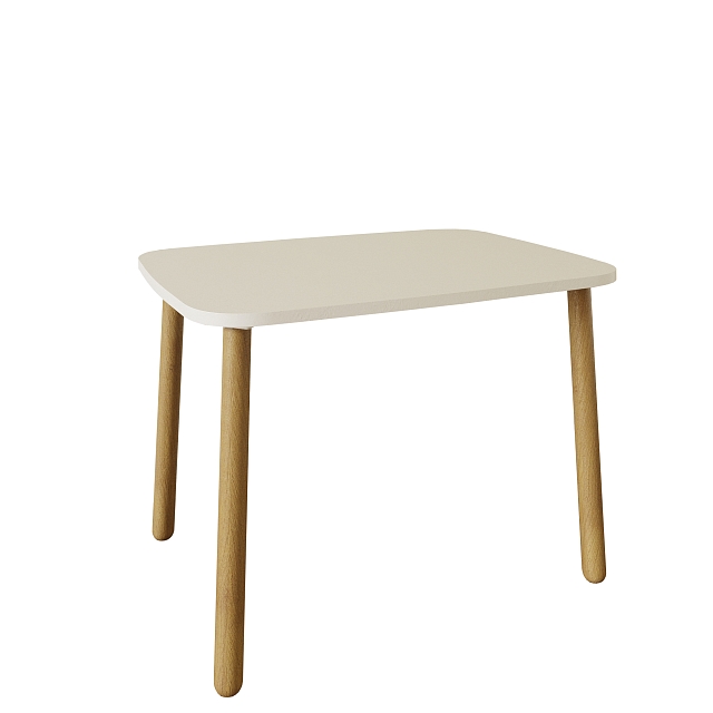 Столик детский белый. Серия "Утро в детском саду" акционный