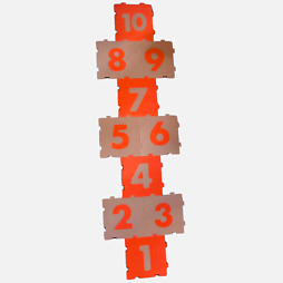 Классики напольные бежево-оранжевые