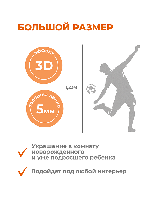 Настенная панель "Футбол"