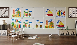 Настенная логическая игра, мозаика Жу-Жу-НИ0001