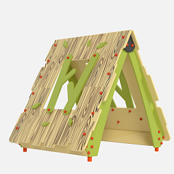 Экоплощадка Жу-Жу: объемная форма "Шалаш"
