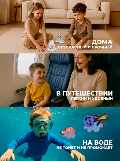 3D конструктор "Китообразные"
