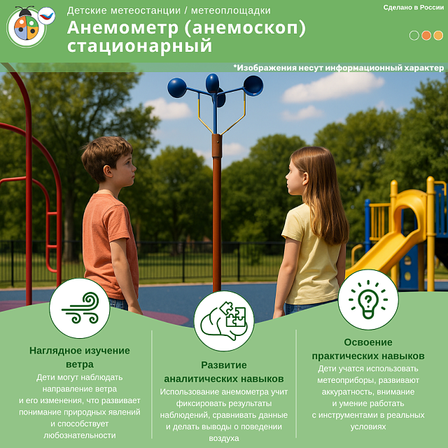 Анемометр (анемоскоп) стационарный