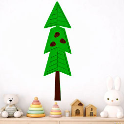 Элемент настенной панели "Ёлка", мягкий полимер