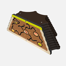 Экоплощадка Жу-Жу: объемная интерактивная форма "Муравейник" 2.0