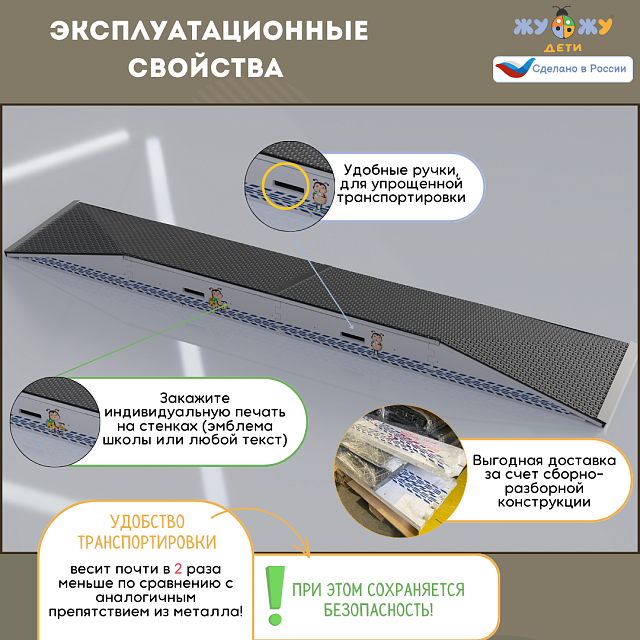 Комплект препятствий "Безопасное колесо" для велосипедистов №3