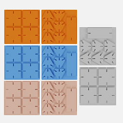 Объемный детский конструктор "Жу-Жу" 3D, безопасный материал EVA 