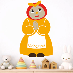 Элемент настенной панели "Теремок" Бабка из сказки