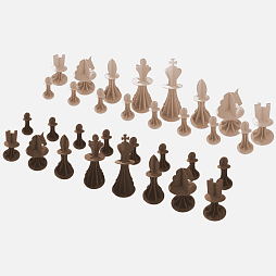 Мягкий напольный конструктор "Объемные шахматы" большой, король 900 мм