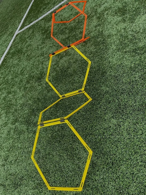 Координационная дорожка "Шестиугольник" 17 предметов