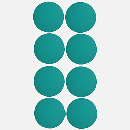 Счетный материал для самых маленьких 10 кружков цвет салатовый, математика