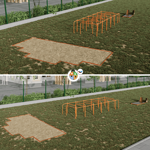 Полоса препятствий №3 по НВП