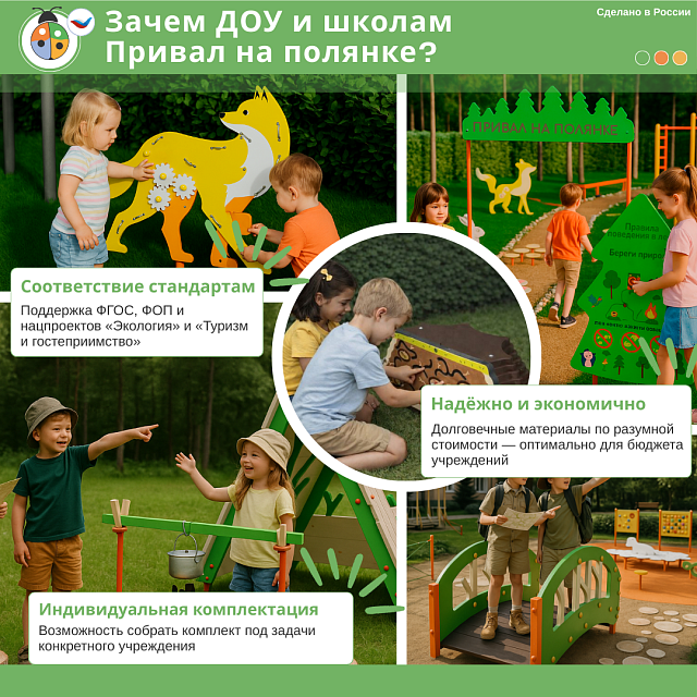 Экоплощадка Жу-Жу: объемная интерактивная форма "Муравейник" 2.0