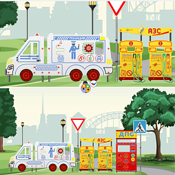 Зона ПДД без электропроводки Автомобильная тематика