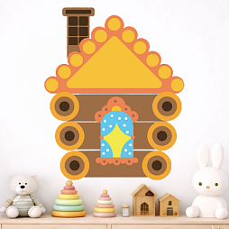 Элемент настенной панели "Теремок" Сказочный домик