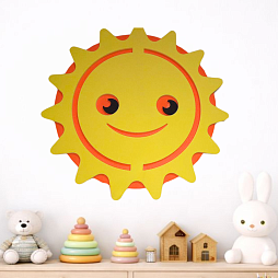 Элемент настенной панели "Солнце", мягкий полимер