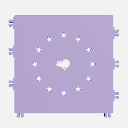 Мягкий манеж для малышей секция "Космонавт", дизайн-серия "Космос"