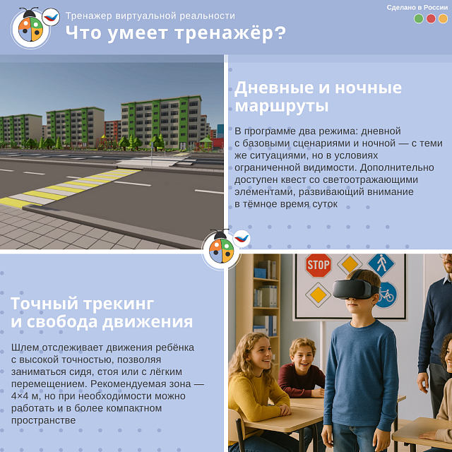 Комплекс виртуальный тренажер по ПДД