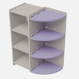 Мягкий стеллаж Жу-Жу, дизайн-серия "Космос"