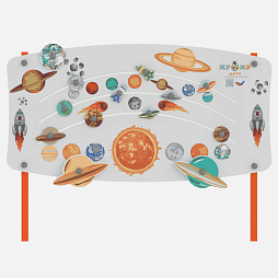 Уличный развивающий бизи-стенд "Космос", Жу-Жу