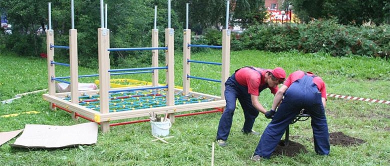 Требования к монтажу уличных площадок Жу-Жу