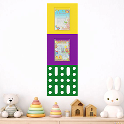 Элемент настенной панели "Башня под краном", мягкий полимер