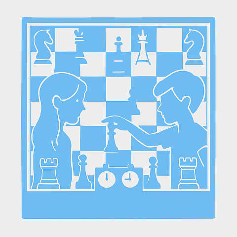 Комплект развивающий детский "Юные шахматисты"