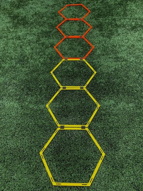 Координационная дорожка "Шестиугольник" 17 предметов
