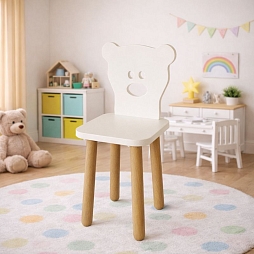 Стульчик детский в форме медвежонка. Серия "Утро в детском саду" акционный