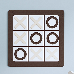 Настенная логическая игра Крестики-нолики с магнитами, мягкий полимер