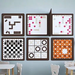 Комплект настенных логических игр Эрудит (5 шт)