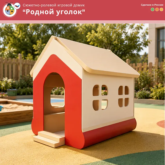 Сюжетно-ролевой игровой домик «Родной уголок» 