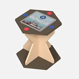 Игровой мягкий модуль «Стол-пазл Росатом»