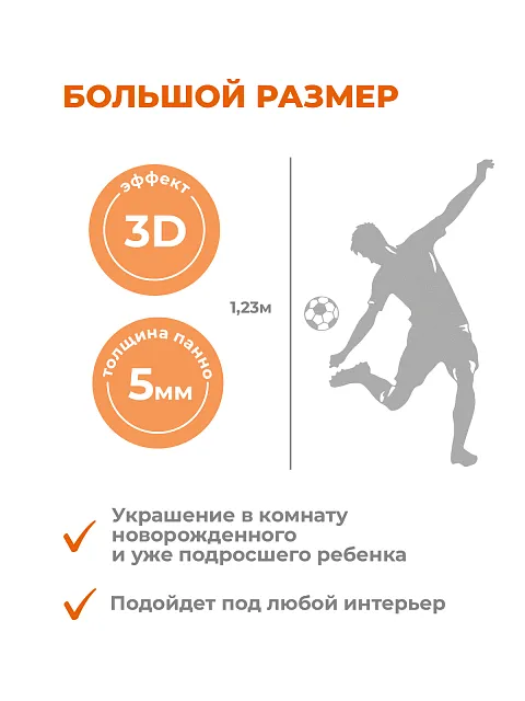 Настенная панель "Футбол"