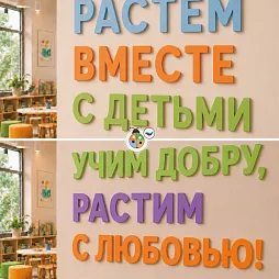 Дизайн-проект настенной декоративной панели "Мотивирующие надписи для интерьера" 1 шт.
