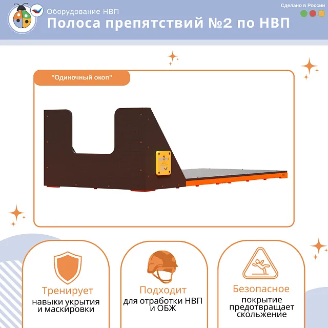 Полоса препятствий №2 по НВП